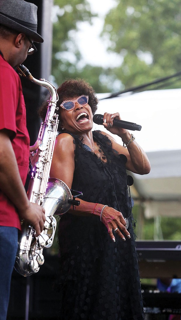 The 9th Annual Richmond Jazz Festival at Maymont last weekend. On Saturday, Dee Dee Bridgewater & the Memphis Soulphony hit the high notes.