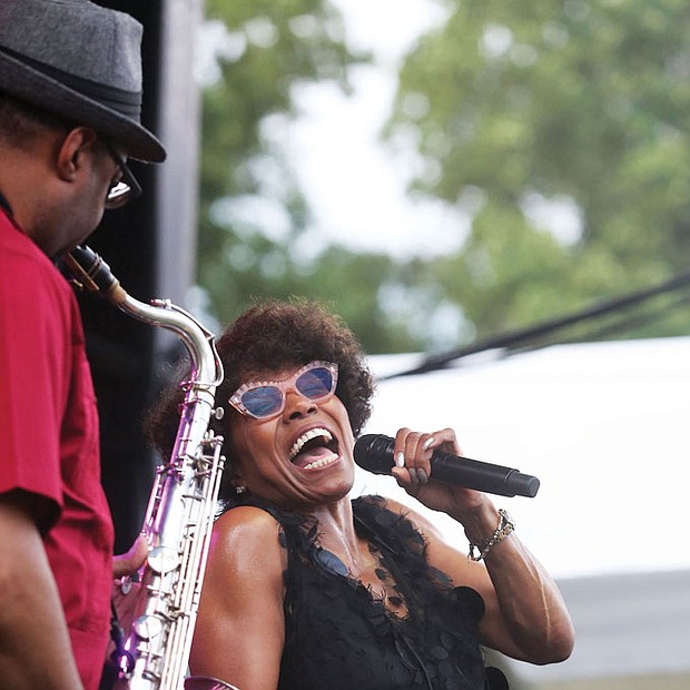 The 9th Annual Richmond Jazz Festival at Maymont last weekend. On Saturday, Dee Dee Bridgewater & the Memphis Soulphony hit the high notes.