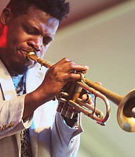 The 9th Annual Richmond Jazz Festival at Maymont last weekend. Jazz trumpeter Keyon Harold, 37, of Ferguson, Mo., is known for his work with A-listers Beyoncé, Jay-Z, Maxwell and Mary J. Blige. 