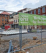 Work continues on 17th Street Farmers’ Market.