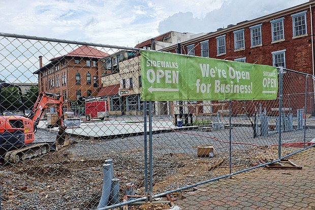 Work continues on 17th Street Farmers’ Market.