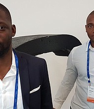 Erickson Mvezi and Wilson Ganga (Photograph — Ventureburn)