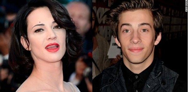 Actress and filmmaker Asia Argento and actor and musician Jimmy Bennett