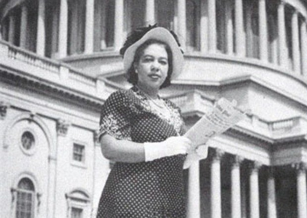 White House correspondent Alice Allison Dunnigan (photo via Wikipedia)