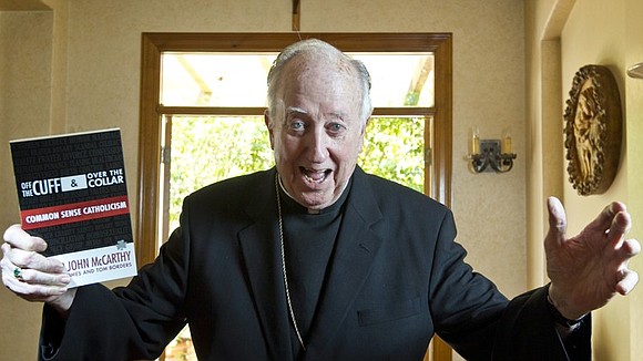 Bishop John McCarthy of Austin will be laid to rest Friday. A larger-than-life, gregarious Irishman, McCarthy led the Catholic Diocese …