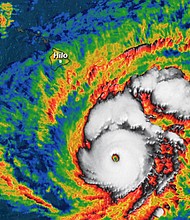 Hurricane Lane, a dangerous Category 4 storm, headed toward Hawaii