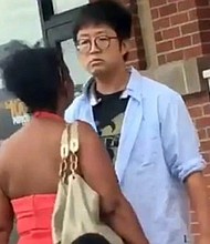 Changseok Jun, owner of beauty store who punched April Harding in the face