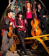 Houston Early Music kicks off its 50th Season with a performance by the United Kingdoms Red Priest, a British Baroque instrumental group, on Tuesday, Nov. 6.
Photo by John Graham.