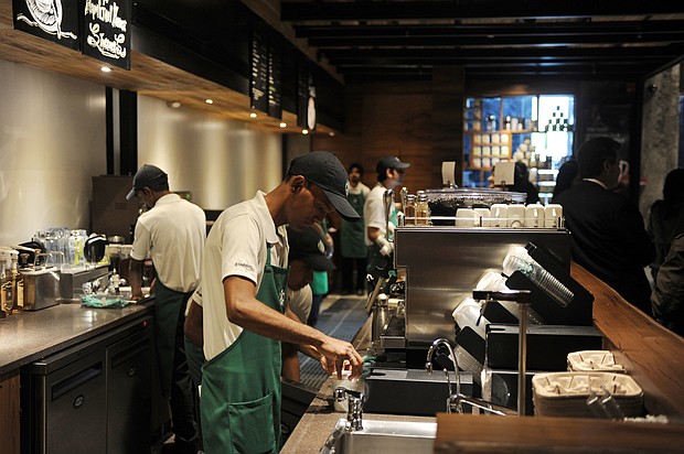 Starbucks will start paying employees to volunteer 20 hours a week.