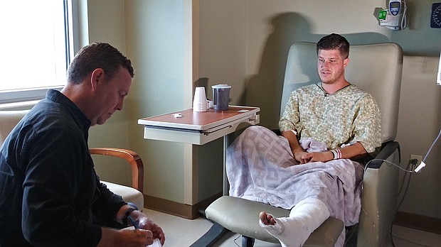 Victim Alexander Madunic (Alex) in Jacksonville Shooting speaks to CNN's Brian Todd.