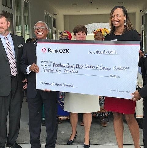 Bank OZK Officials provides BCBCC Chamber with a $25,000 Sponsorship.
