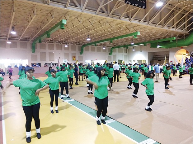 Richmond Public Schools’ All-City Marching Band kicked off the spirit-filled, back-to-school rally for teachers and staff Monday at the Arthur Ashe Jr. Athletic Center.