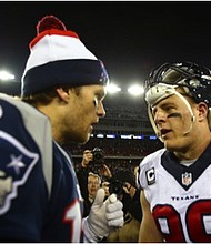 Tom Brady and JJ Watt