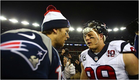 Tom Brady and JJ Watt