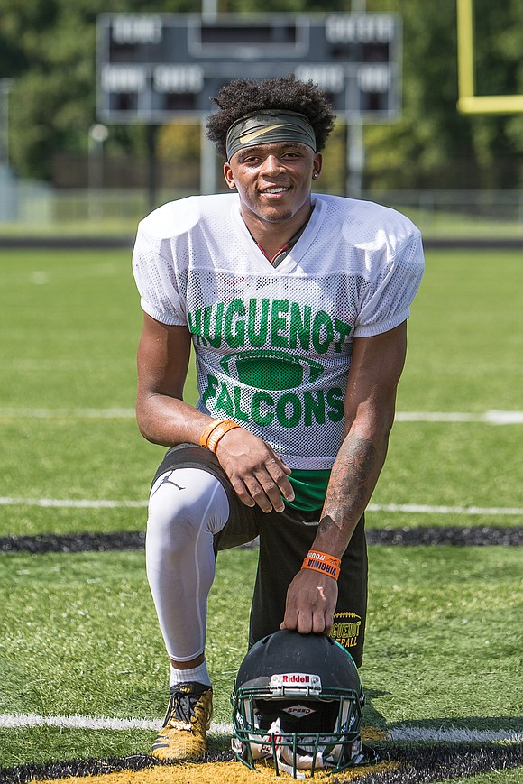 Kevin Gayles Jr. knows the way to the end zone. The swift, sure-handed Huguenot High School wide receiver needs no ...