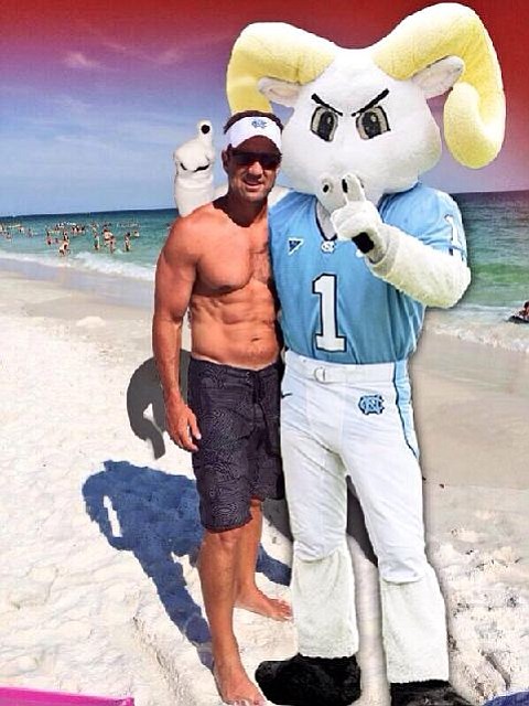  Evil genius Larry Fedora, shown here on the left, is the SwampButt Underwear College Coach on the Hot Seat for Week Two. 