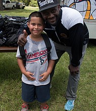 Council member Jerry Davis with future voter