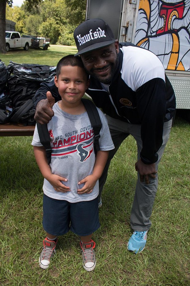 Council member Jerry Davis with future voter