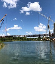 Mason Park Bridge Install