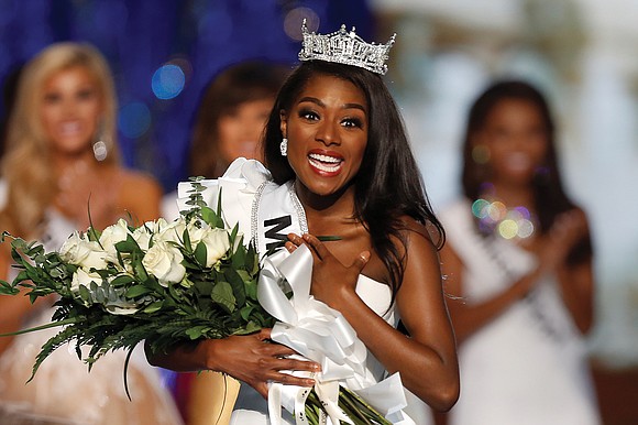 There she is, Miss America. And Nia Imani Franklin, who won the coveted title Sunday night in Atlantic City while ...