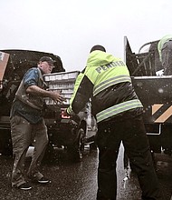JosÃ© AndrÃ©s, the renowned chef, equipped with a team of cooks and volunteers and a ton of food, is feeding people in the Carolinas who were hit by Hurricane Florence.