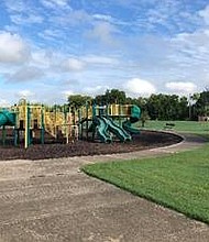 The “Show Me City” won a competitive KaBOOM! playground grant funded through Blue Cross and Blue Shield of Texas; the award will be used to rebuild the children’s recreation area shown above at Roane Park.
