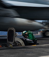 Aviation Boatswain's Mate (Equipment) Airman Kiara Webb