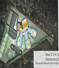 This is one of three proposed designs for E.S.H. Greene Elementary School adopted from the expansion at Beulah Elementary School in Chesterfield. Prototype designs for Greene and George Mason Elementary schools and Elkhardt-Thompson Middle School can be found at www.rvaschools.net.
