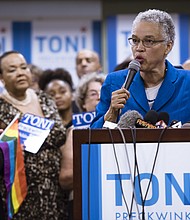 Cook County Board President, Toni Preckwinkle (pictured), recently announced that she would be joining the race for Mayor of Chicago. Photo Credit: Daniel X. O’Neil
