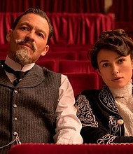 Dominic West, Keira Knightley in 'Colette'.