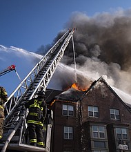 The resident was found by crews hired by the building owners to evaluate the safety of the structure," Mayor Muriel Bowser said in a press conference Monday.  Full credit: Jabin Botsford/The Washington Post/Getty Images