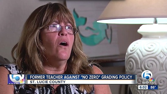 Should students get half credit for an assignment they didn’t even turn in? A former St. Lucie County teacher doesn’t …