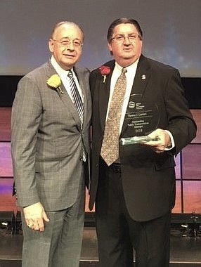 APTA President & CEO Paul Skoutelas with METRO President & CEO Tom Lambert