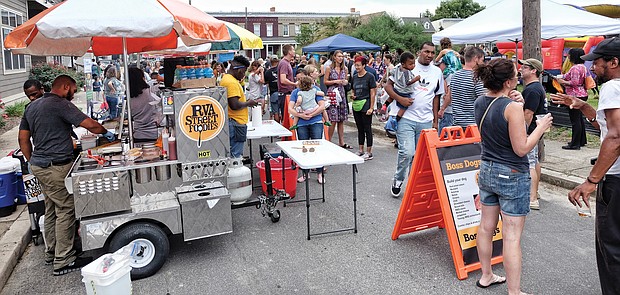 STAY RVA Fest: Hundreds of people enjoy food, music and festivities at the first STAY RVA Fest, a block party held last Saturday in South Side to celebrate Richmond students, teachers and good things about Richmond Public Schools. (Sandra Sellars/Richmond Free Press)