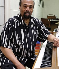 Larry Bland is in practice mode as he prepares for the first of his final concerts as director of The Volunteer Choir, which is marking its 50th year. Location: The choir’s rehearsal room at Second Baptist Church on Idlewood Avenue, where the choir was started in 1968.