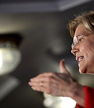 Massachusetts Sen. Elizabeth Warren pledged on Saturday to "take a hard look" at a presidential run in 2020 after the midterm elections are over.