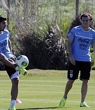 Diego Forlan and Luis Suarez formed a formidable forward line for Uruguay for many years. But success didn't come without controversy.