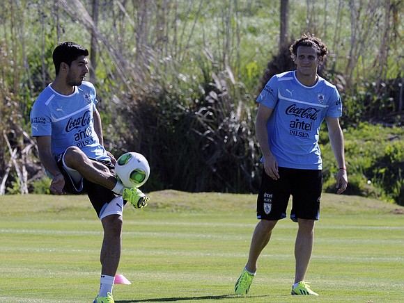 Diego Forlan and Luis Suarez formed a formidable forward line for Uruguay for many years. But success didn't come without …