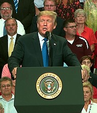 President Donald Trump for the first time directly mocked Christine Blasey Ford's testimony before the Senate Judiciary Committee by casting doubt on her testimony during a campaign rally.