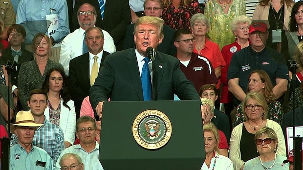 President Donald Trump for the first time directly mocked Christine Blasey Ford's testimony before the Senate Judiciary Committee by casting doubt on her testimony during a campaign rally.