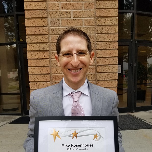 Channel 39 KIAH reporter Mike Rosenhouse 