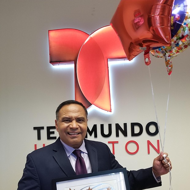 Telemundo 47 KTMD reporter Antonio Hernandez