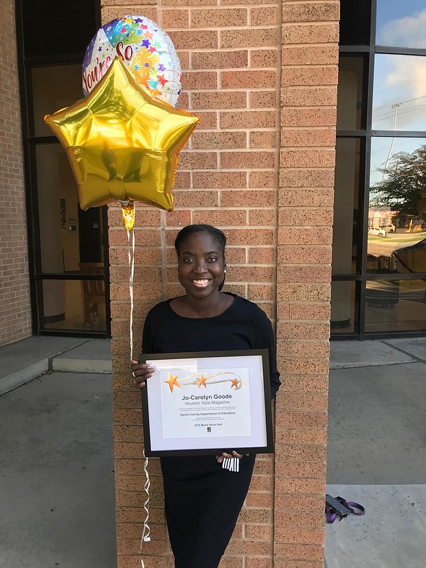 Houston Style Magazine managing editor Jo-Carolyn Goode