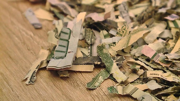 The mystery of more than $1,000 that disappeared from a Utah family was solved when they discovered the money in pieces in the home's shredder, and found the culprit was their 2-year-old son.