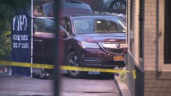 Police in the Bronx were investigating a possible mob hit late Thursday.