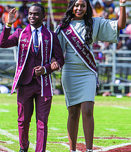 Mr. and Miss VUU, Travon Duncan and Trinity Gaskins