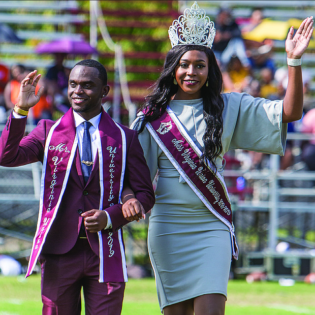 Mr. and Miss VUU, Travon Duncan and Trinity Gaskins