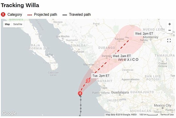 Mexico is bracing for what's expected to be one of the strongest storms to hit its Pacific coast. Hurricane Willa …