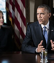 The United States Secret Service intercepted two "suspicious packages" addressed to former President Barack Obama and 2016 Democratic presidential nominee Hillary Clinton earlier this week, the agency said.