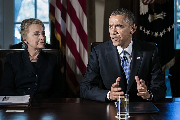 The United States Secret Service intercepted two "suspicious packages" addressed to former President Barack Obama and 2016 Democratic presidential nominee Hillary Clinton earlier this week, the agency said.